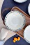 Leon 6-Person 14 cm Special Design Porcelain Soup Bowl Presentation Set - 2