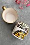 Two Patterned, Double Patterned Monaca Series 2-Person Porcelain Mug Set - 3