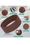 4-Piece Hair Bands - Women & Men Fitness Sports Yoga Makeup Skincare Hair Band Set Pink - 8