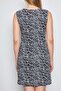 Women's Zebra Pattern Front Eyelet Sleeveless Mini Dress - 8