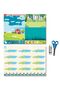مجموعة أنشطة تعليمية Minipoi Cut-Paste-Play Scissors-2، مجموعة أنشطة ما قبل المدرسة Scissors-2 - 5