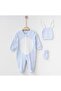 Gift Baby Rabbit Themed Three Set Jumpsuit with Pompoms - 2