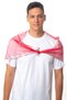 4 Pieces Red White Star and Crescent That Now Soldier Sequin Embroidered 70x135 cm Pride Shawl - 2