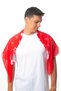 Crescent and Star 5 Pieces Red and White Chastity Shawl - 100x100 cm, Dispensing for Friends - 6