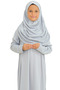 Two Pieces Kids Prayer Clothes Set with Scarf Suit, Islamic Clothing Suit for Girls - 4