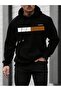 Unisex Hooded Printed Sweatshirt - Oversized Sweatshirt