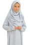 Two Pieces Kids Prayer Clothes Set with Scarf Suit, Islamic Clothing Suit for Girls - 7