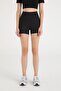 Black High Waist Recovery Short Tights - 2