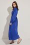 PILE DETAILED DRESS - SAX BLUE - 6