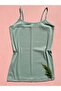 Women's 4-Piece Ribbed, Cotton, Lycra, Ribbed Blouse-Undershirt with Rope Straps (Green-Pink-Blue-White) - 4