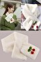 Cherry Cherry Plush Scarf Stylish Scarf Camisole Windproof Welsoft Fleece Neck Collar Shawl - 2