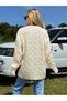 HAIR BRAIDED KNITWEAR WOMEN'S SWEATER - 5
