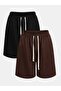 2 Pack Men's Combed Cotton Shorts
