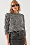 Women's Melange Shoulder Patched Sweater 20246172