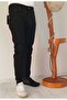 Men's Black Slim Fit Stretch Fabric Jeans - 4