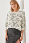 Women's Ecru Knitwear Sweater 20246178 - 6