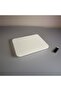 Premium Card Case White Horizontal Name Badge Card Protector - 3