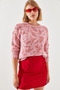 Women's Pink Knitwear Sweater 20246178 - 2