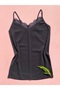 Women's 4 Rope Strap Cotton, Lycra, Lace, Ribbed Ribbed Blouse-Athlete (2 Black - 2 White) - 3