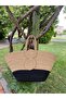 Straw Jute Look Clutch Bag Beach Bag Shoulder Bag - 3