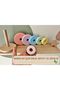 Waldorf Natural Wooden Toy Star Hanoi Tower Gift Baby Kids Room Decor Intelligence Montessori - 5