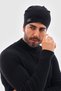 Men's Black Neon Rope Detailed Italian Design 4 Season Hat Beanie Buff