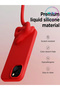 Navy Blue Liquid Inside Velvet Silicone Case for iPhone 13 Mini - 3