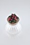 Raspberry Glass Jar with Lid - Jam Bowl - 3