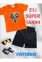 Savana Animal Cool Elephant Kindergarten Nursery Shorts T-Shirt Suit Unisex Children's 2-Piece Suit Cotton Combed Cotton