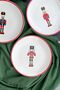 Tin Soldier Premium Porcelain 6-Person 21 cm Red Bullet Soldier Cake Plate Set - 2