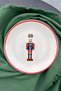 Tin Soldier Premium Porcelain 6-Person 21 cm Red Bullet Soldier Cake Plate Set - 5