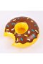 Inflatable Pool Toy and Cup Holder, Chocolate Donut Fun Flavor - 2
