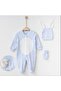Gift Baby Rabbit Themed Three Set Jumpsuit with Pompoms