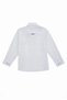 Boy's White Long Sleeve Basic Shirt 100% Cotton - 2