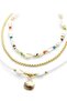Seashell String Triple Anklet - 4