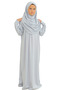 Two Pieces Kids Prayer Clothes Set with Scarf Suit, Islamic Clothing Suit for Girls - 6