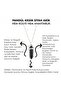 Natural Stone Black Agate Pandula Cut or Pendant or Keychain |   Gift Natural Stone
