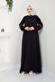فستان فرنسا كبير الحجم مطرز بالتطريز