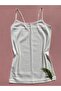 Women's 4-Piece Ribbed, Cotton, Lycra, Ribbed Blouse-Undershirt with Rope Straps (Green-Pink-Blue-White) - 3