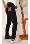 Men's Black Slim Fit Stretch Fabric Jeans - 6