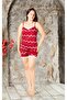Women's Rope Strap Shorts Pegasus Fabric Pajama Set New Season - 4