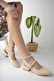 Women's Mary Jane Burgundy Patent Leather Open Back Square Toe Short Block Heeled Shoes - 3