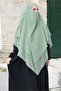 شال منقوش من Sufle Khimar باللون الأخضر - 4