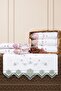 Velvet Luxury Embroidered Guipure Dowry Hand Towels Pack of 6
