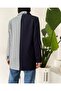 Navy Blue Plaid Patterned Design Premium Women's Jacket - 4