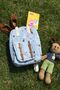 Water Green Rabbit Pattern Kindergarten Nursery Daily Use Children's Backpack Baby Bag Water Bottle Compartment