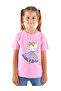 Girl's Short Sleeve T-shirt - Bunny Pattern