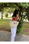 Straw Jute Look Clutch Bag Beach Bag Shoulder Bag - 2