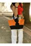 Straw Jute Look Clutch Bag Beach Bag Shoulder Bag - 2