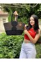 Straw Jute Look Clutch Bag Beach Bag Shoulder Bag